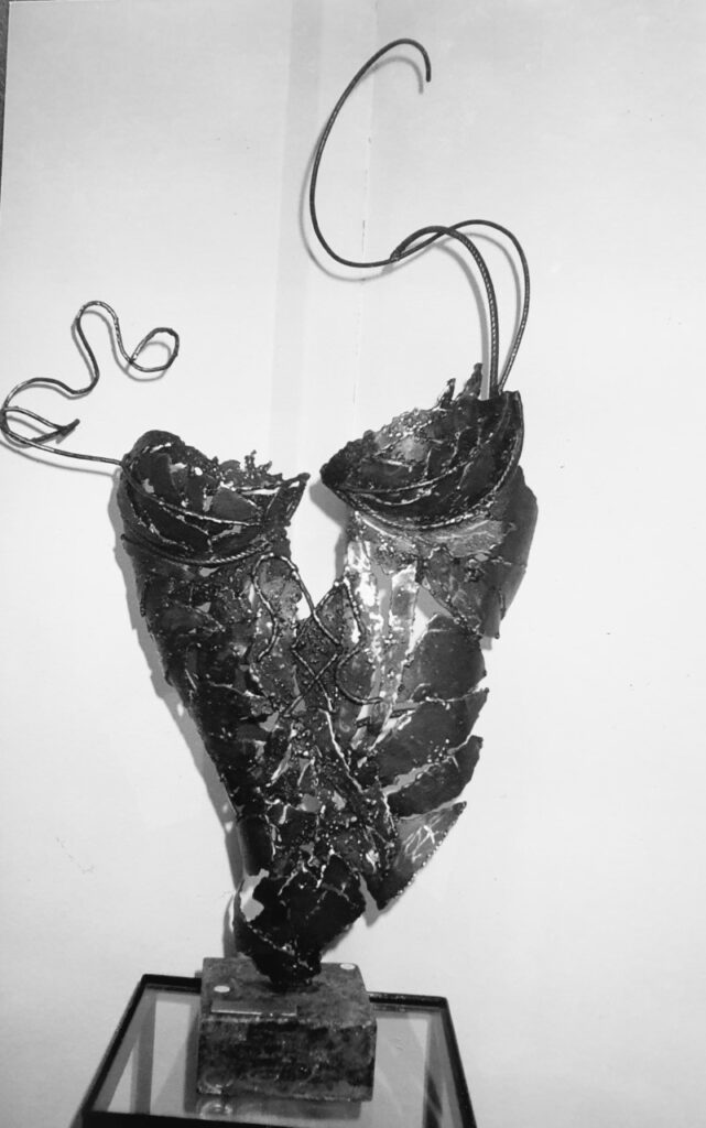 Escultura em ferro ¨Corpete¨